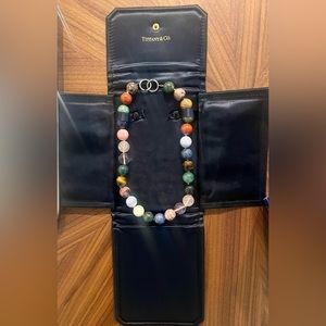 Tiffany & Co Paloma Picasso 15mm Multi Gemstone necklace *extremely rare piece**